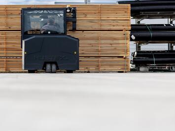 Gegengewichtsstapler Flux mit 3-Rad Fahrwerk