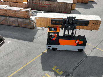 HUBTEX MSL60 Electric Forklift Outdoor Use