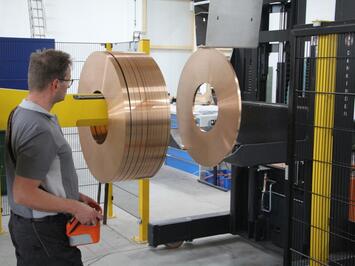 Coil Handling with a high lift truck