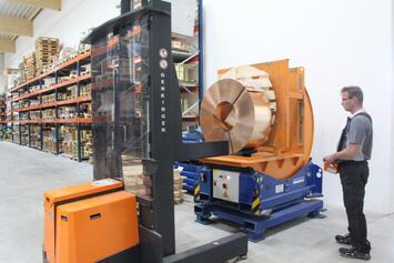 Coil Handling with a high lift truck