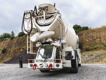 Rear view of the HUBTEX Underground Backfill Transport Vehicle VTF produced for BGE