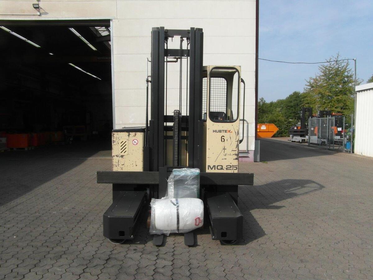 Used HUBTEX multidirectional sideloader MQ 25 AC, machine 55912