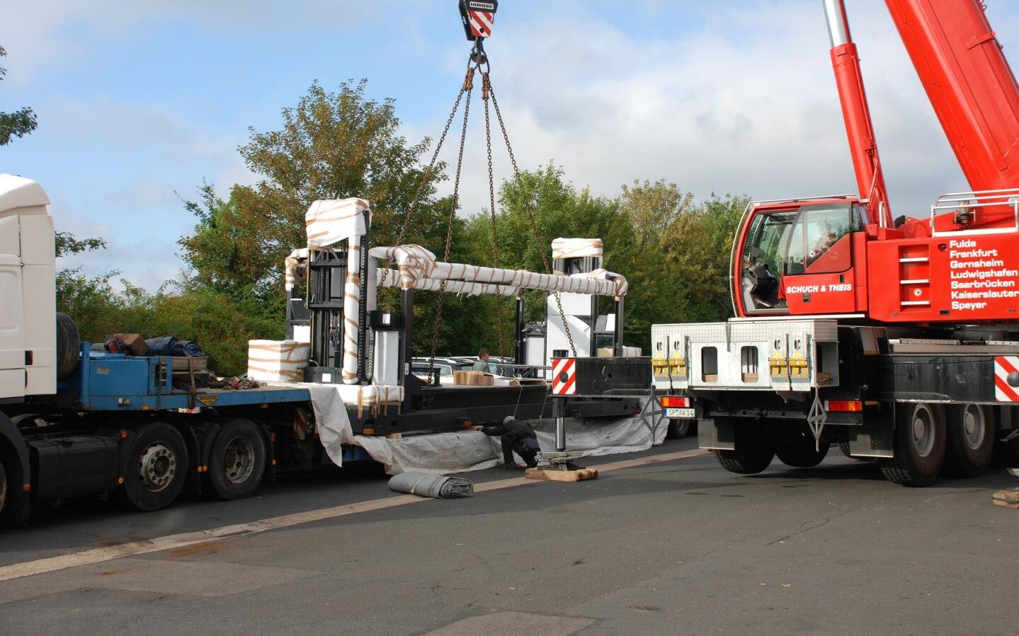 Unser EZK wird Verladen und verlässt das Werk in Fulda