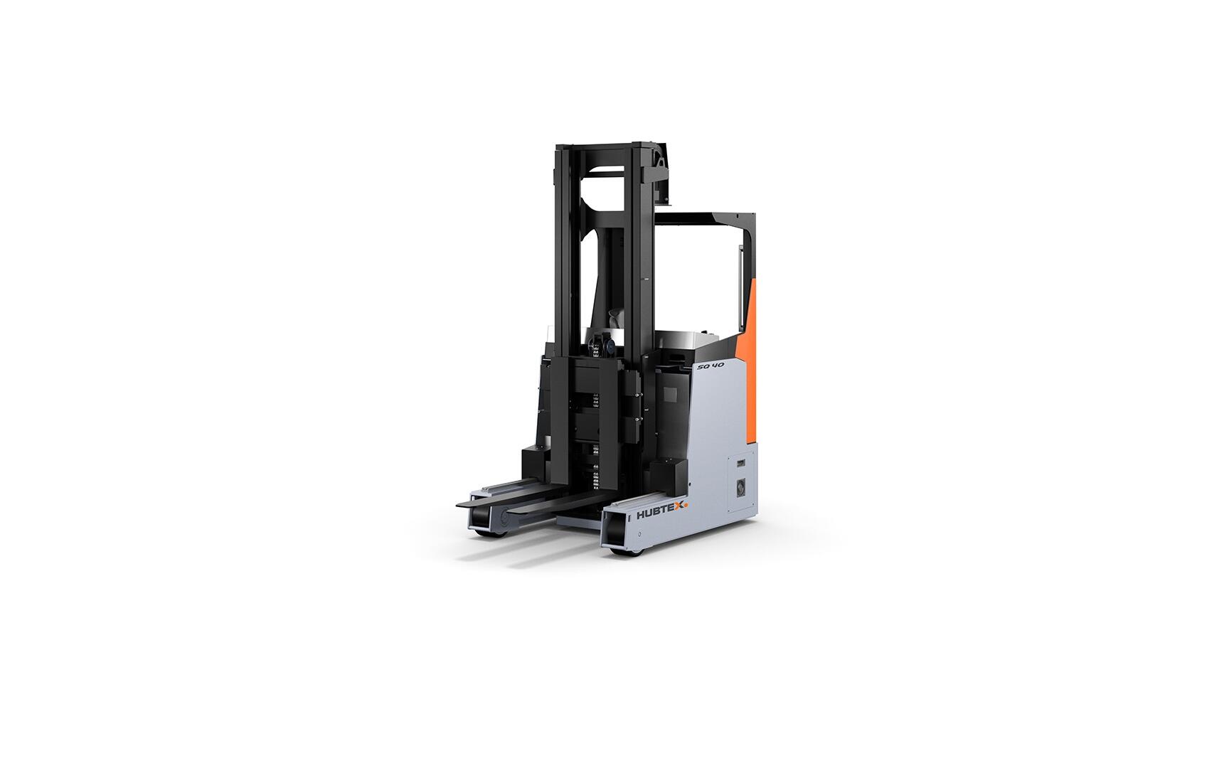 With the HUBTEX SQ 40 reach truck, high loads can be moved