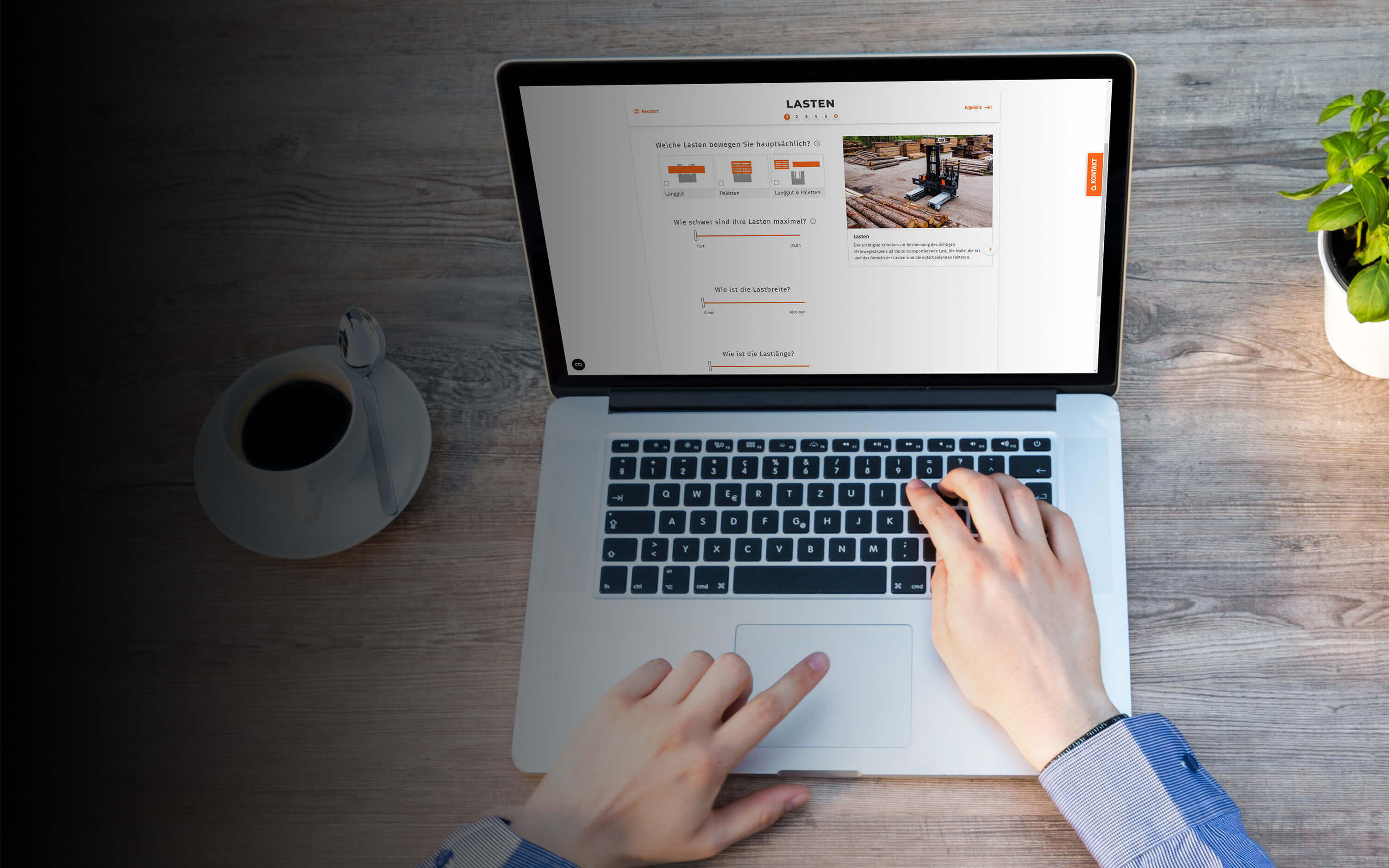 Mehrwegestapler Konfigurator