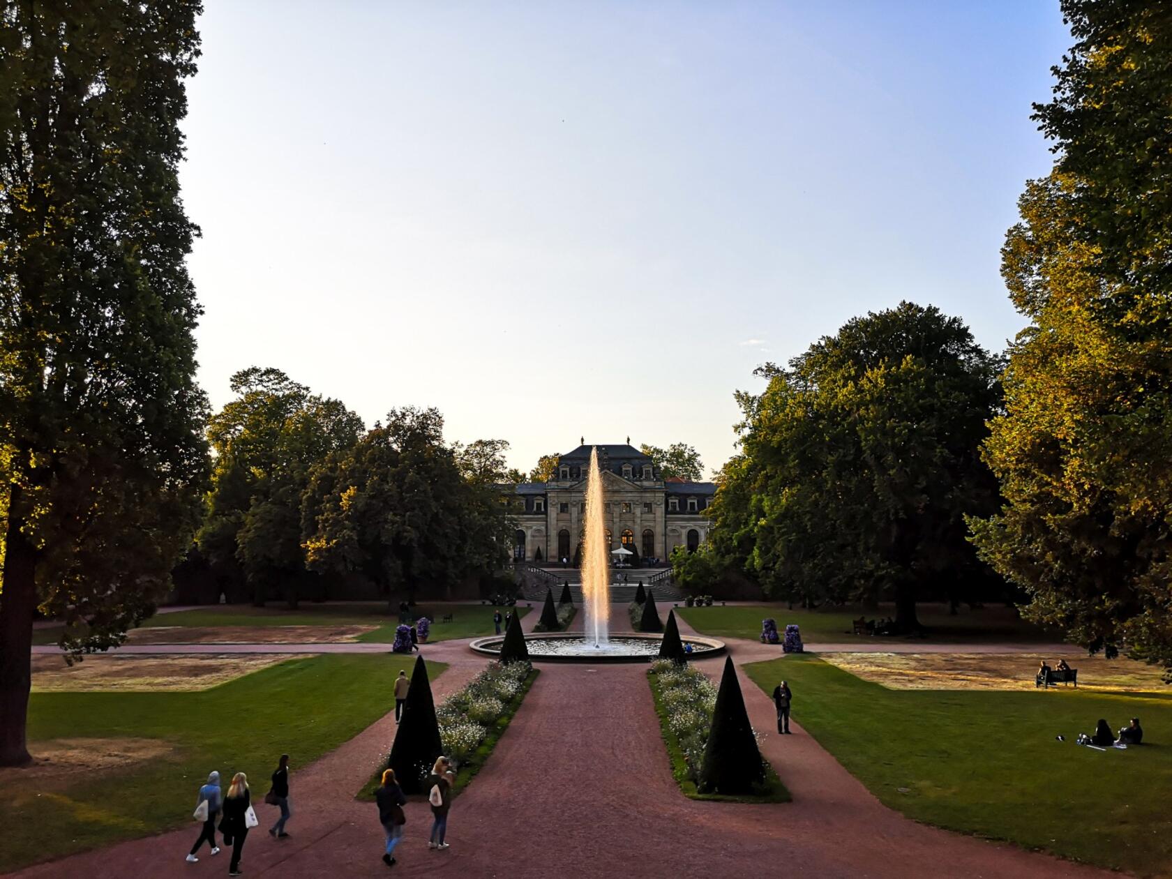 Blick auf die Orangerie in Fulda