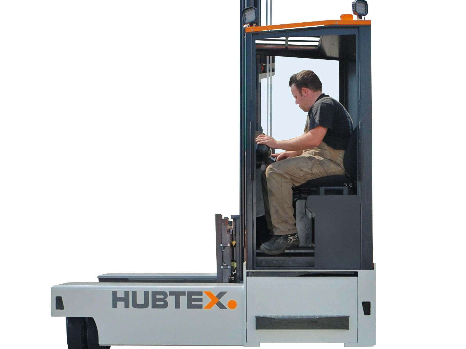 Basix 3 Wheel Universal Sideloader With Multidirectional Steering Hubtex Basix 3 Wheel Universal Sideloader With Multidirectional Steering Hubtex