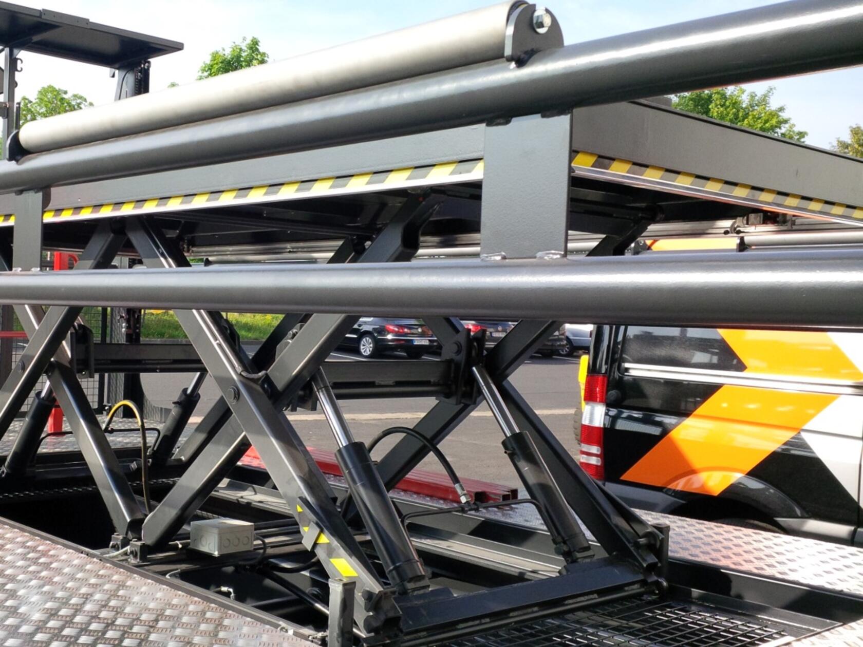 Zweiseiten- Kommissionierplattform: mit Vakuum-Saugtechnik ...