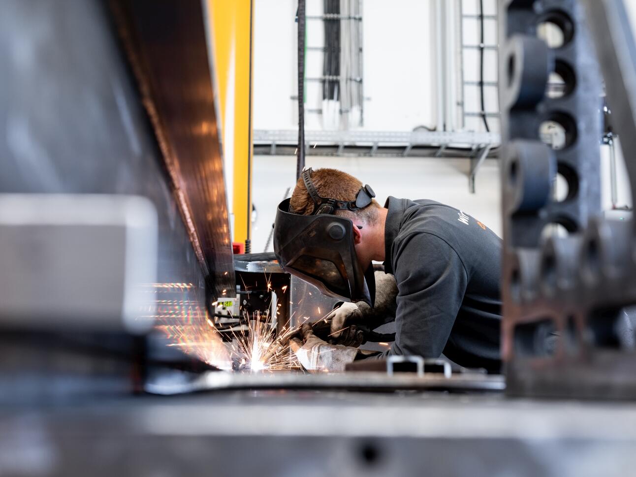 Blick in die Produktion bei HUBTEX