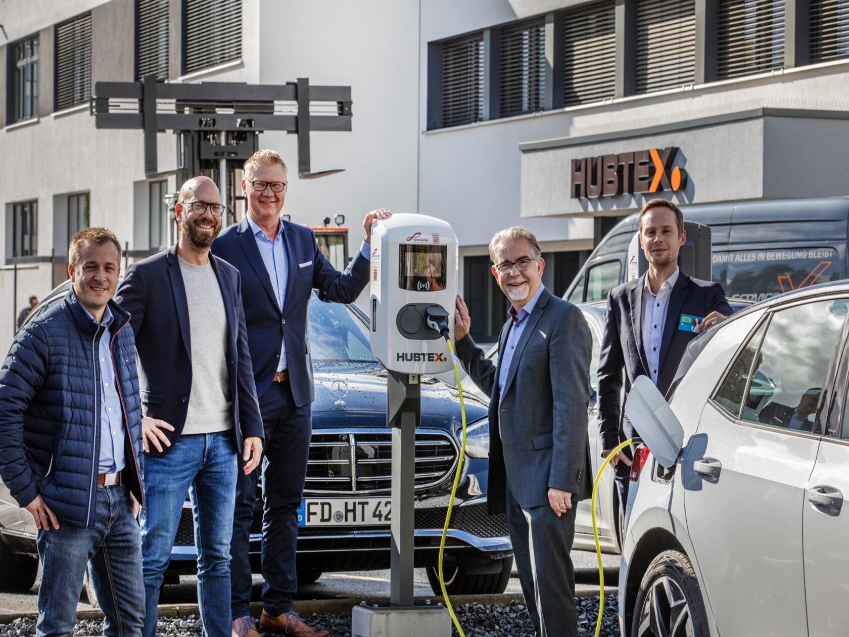 E-Mobilität Hubtex und RhönEnergie Fulda