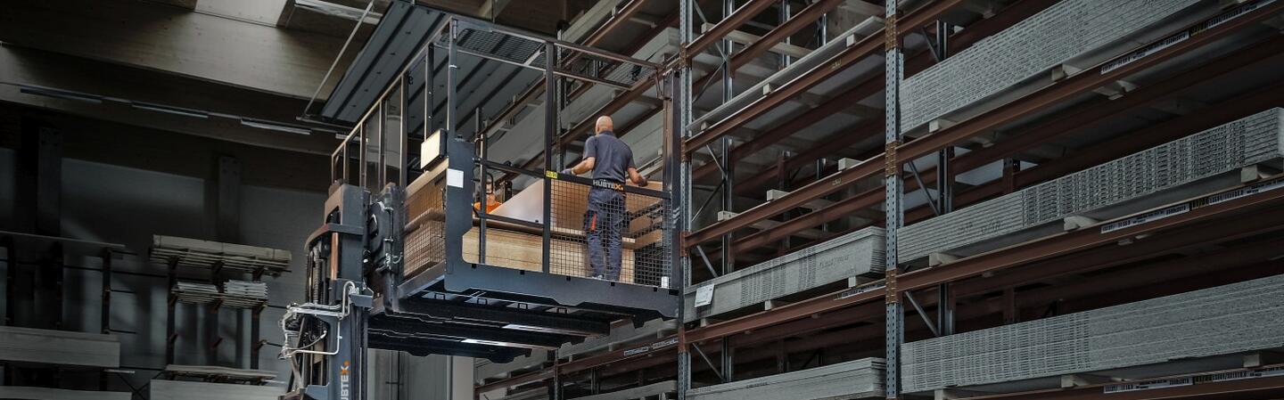 Platen orderverzamelen met HUBTEX