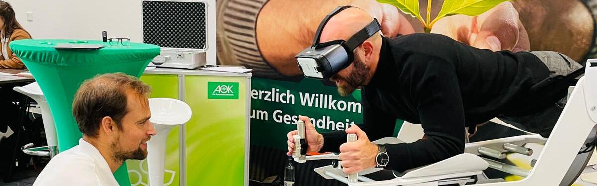 HUBTEX Gesundheitstag_Icaros_Virtuell-Reality Trainer 