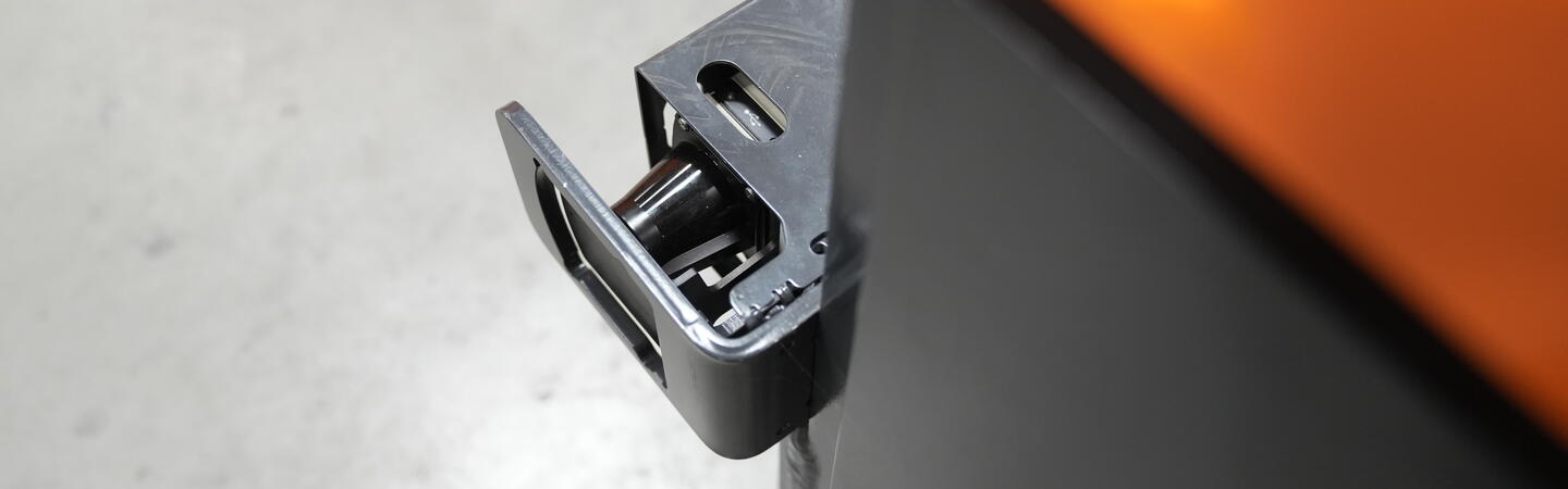 HUBTEX Clear Aisle Assist with Lidar sensors prevents narrow-aisle collisions using LiDAR laser technology